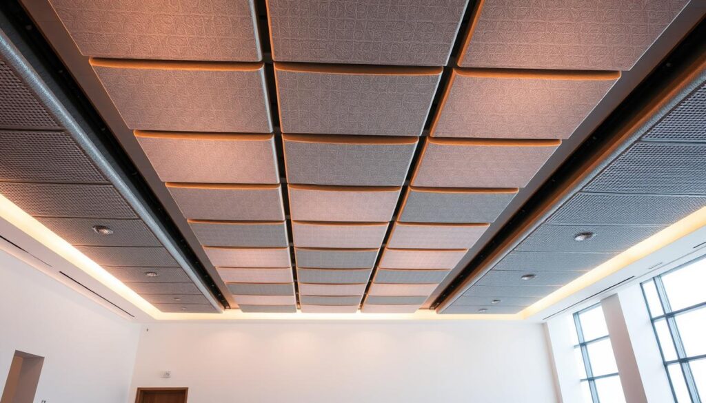 akustické panely na strop